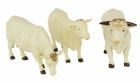 Britains Charolais Cattle, 3 Pack of 3, Scale: 1:32