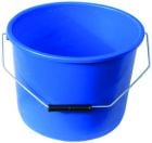 Bucket 2 Gallon Blue Dumpy Heavy Duty Poly 200mm Deep (Wide Top)