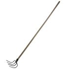 Manure Drag Fork Caldwells 6' Handle 4 Prong