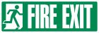 AF02 'Fire Exit' Sign with illustration