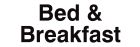 AG06 Bed & Breakfast 120 x 360mm Foamex Sign